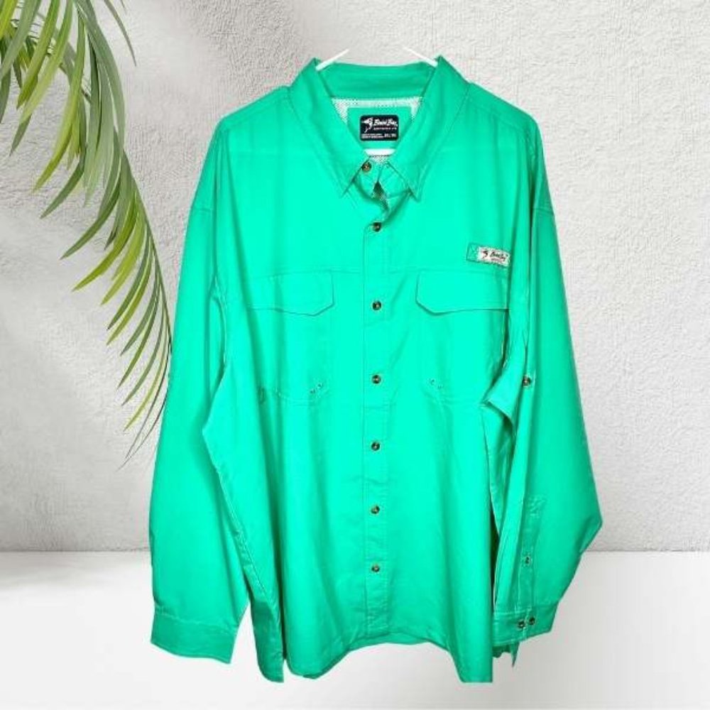 Bimini Bay Outfitters LTD Button Up Fishing Shirt - Mens 3XL - Long Sleeve